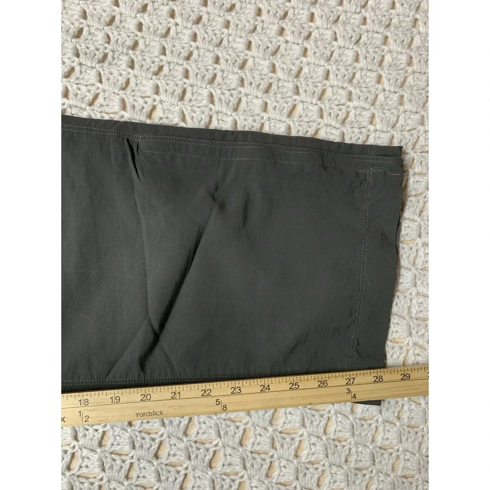 North Face Pants Mens Sz‎ XL Gray Convertible Zip Off Hiking Outdoor Stretch